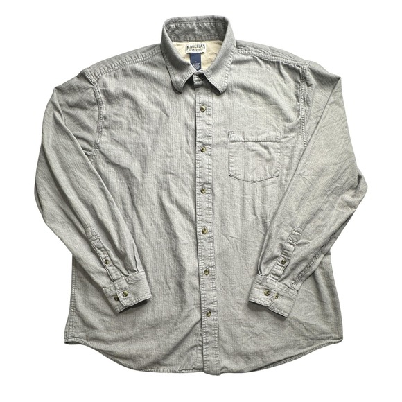 Magellan Sportswear Shirt Mens XL Button Down Long Sleeve Pocket Casual Workwear - Picture 1 of 12